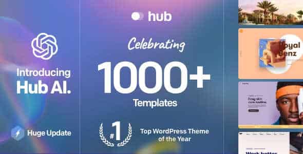 Hub Theme GPL v6.0.2 – Responsive Multi-Purpose WordPress Websites ...