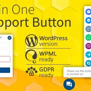 All in One Support Button v2.2.7 + Callback Request. WhatsApp, Messenger, Telegram, LiveChat and more