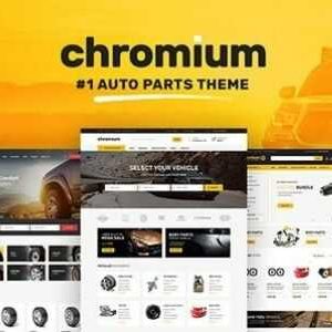 Chromium Theme GPL v1.4.1 – Auto Parts Shop WordPress WooCommerce
