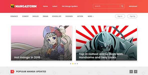 Madara Theme GPL v2.2.7.1 – WordPress Theme for Manga