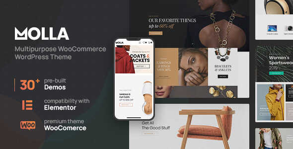 Molla Theme GPL v1.5.18 – Multi-Purpose WooCommerce Websites