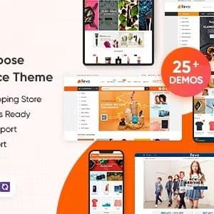 Revo Theme GPL v4.1.1 – Multipurpose Elementor WooCommerce WordPress Websites