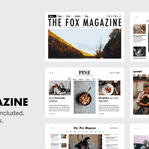The Fox Theme GPL v4.7.2 – Minimal WordPress Blog Magazine Websites