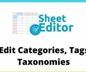 WP Sheet Editor Bulk Edit Categories Tags and Taxonomies v1.5.27 GPL