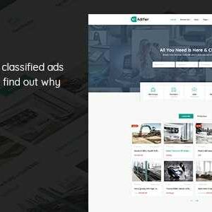 Adifier Theme GPL v4.0.0 – Classified Ads WordPress Websites