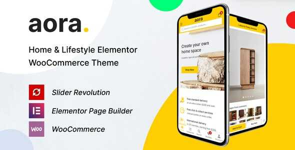 Aora Theme GPL v1.3.21 – Home Lifestyle Elementor WooCommerce Websites