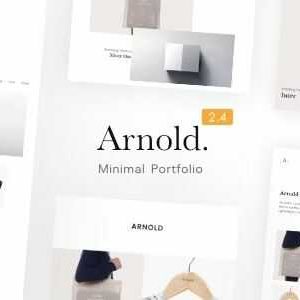 Arnold Theme GPL v2.5.0 – Minimal Portfolio WordPress Theme