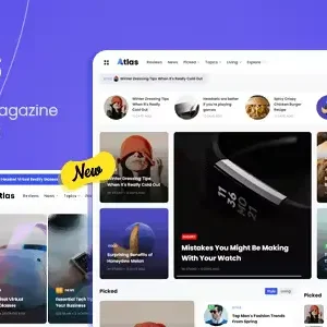 Atlas Theme GPL v2.0.4 – Creative Blog & News WordPress Theme