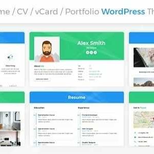 Aveo WordPress CV/Resume Theme GPL v1.4.2