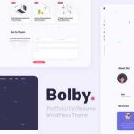 Bolby Theme GPL v1.0.9 – Portfolio/CV/Resume WordPress Theme