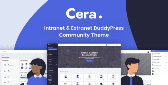 Cera Theme GPL v1.2.1 – Intranet Document Sharing, Community Knowledge Base & E-learning