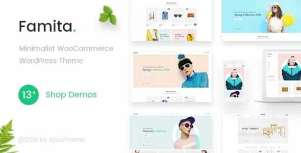 Famita Theme GPL v1.55 – Minimalist WooCommerce WordPress Theme