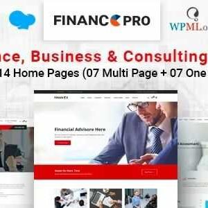 Finance Pro Theme GPL v2.1.0 – Business & Consulting WordPress Theme