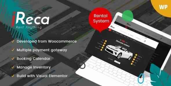 Ireca Theme GPL v1.8.7 – Car Rental Boat, Bike, Vehicle, Calendar WordPress Theme