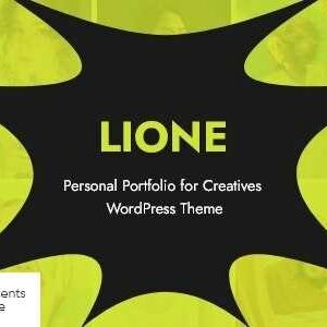 Lione Theme GPL v1.22.0 – Personal Portfolio for Creatives WordPress Websites