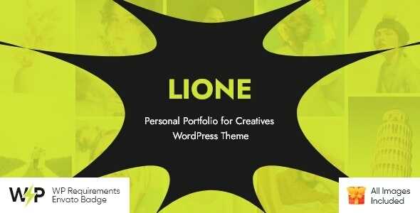 Lione Theme GPL v1.22.0 – Personal Portfolio for Creatives WordPress Websites