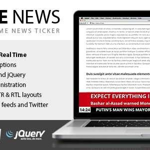 Live News GPL v2.18 – Real Time News Ticker Plugin