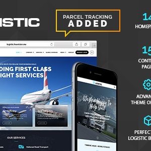 Logistic WP Theme GPL v9.4 For Transportation Business