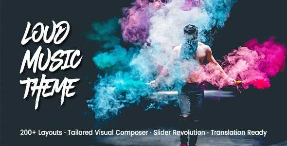Loud Theme GPL v2.6.43 – Music Industry WP Websites