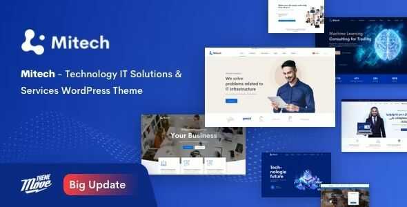 Mitech Theme GPL v2.3.3 – Technology IT Solutions & Services WordPress ...