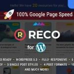 Reco Theme GPL v5.1.0 – Minimal Lightweight Theme for Freebies