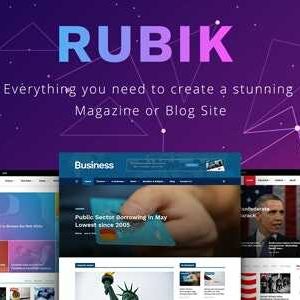 Rubik Theme GPL v2.9.1 – A Perfect Theme for Blog Magazine Website