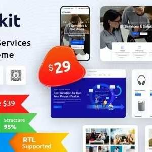 Techkit Theme GPL v2.5 – Technology & IT Solutions WordPress Theme