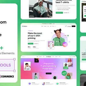 TeeSpace Theme GPL v1.6.8 – Print Custom T-shirt Designer WordPress theme
