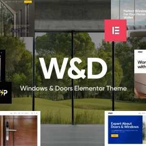 W&D Theme GPL v1.9.0 – Windows & Doors Company WordPress Theme