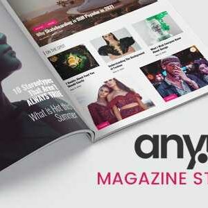 Anymag Theme GPL v2.9.7 – Magazine Style WordPress Blog