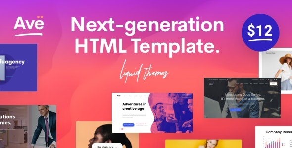 Ave Theme GPL v2.9.1 – Responsive Multi-Purpose WordPress Websites ...