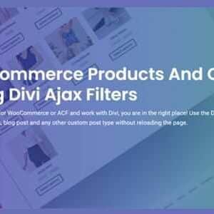Divi Ajax Filter GPL v4.1.9 – Divi Ajax Filter plugin for WooCommerce and Custom Posts