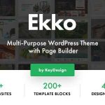 Ekko Theme GPL v5.6 – Multi-Purpose WordPress Websites with Page Builder