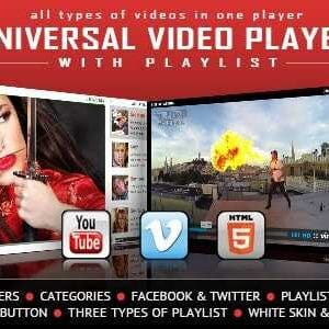 Universal Video Player Plugin GPL v3.8.6