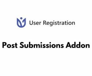 User Registration Post Submissions Addon GPL v1.0.0