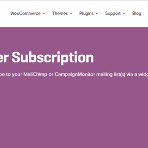 WooCommerce Newsletter Subscription GPL v4.2.1
