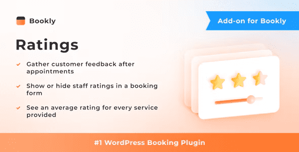 Bookly Ratings Addon GPL v3.2