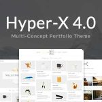 HyperX Theme GPL v4.9.9.4 – Responsive WordPress Portfolio Theme