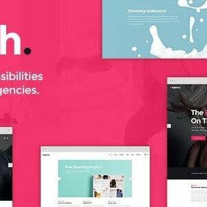 Pitch Theme GPL v3.8 – Digital Agency & Freelancer Theme