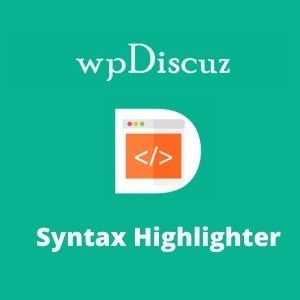 wpDiscuz Syntax Highlighter Addon v1.0.8 GPL