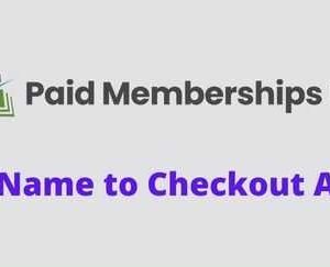 Paid Memberships Pro Add Name to Checkout GPL v0.7.3