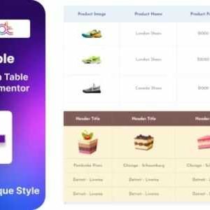 Data Table Addon for Elementor GPL v1.0 – WordPress Plugin
