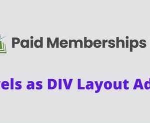 Paid Memberships Pro Levels as DIV Layout Addon GPL v0.3