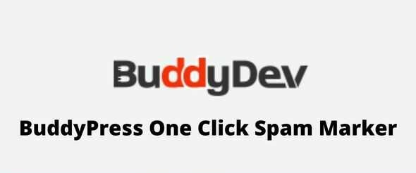 BuddyPress One Click Spam Marker GPL v1.1.3