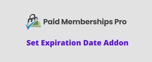 Paid Memberships Pro Set Expiration Date Addon GPL v0.7