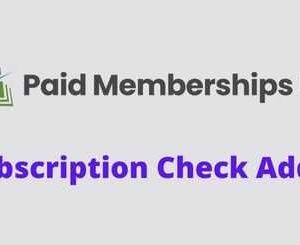 Paid Memberships Pro Subscription Check Addon GPL v0.2