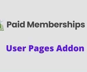 Paid Memberships Pro User Pages Addon GPL v0.7.1