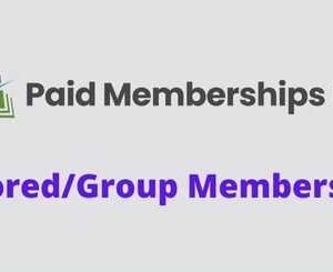 Paid Memberships Pro Sponsored/Group Members GPL v1.3