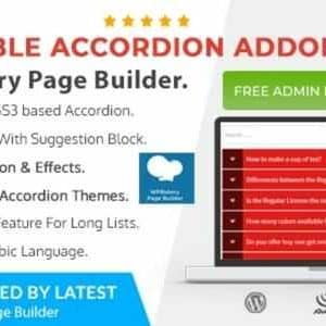 Ultimate Searchable Accordion GPL v1.1.7 – WPBakery Page Builder Addon