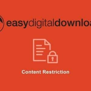 Easy Digital Downloads Content Restriction v2.3.4 Addon GPL